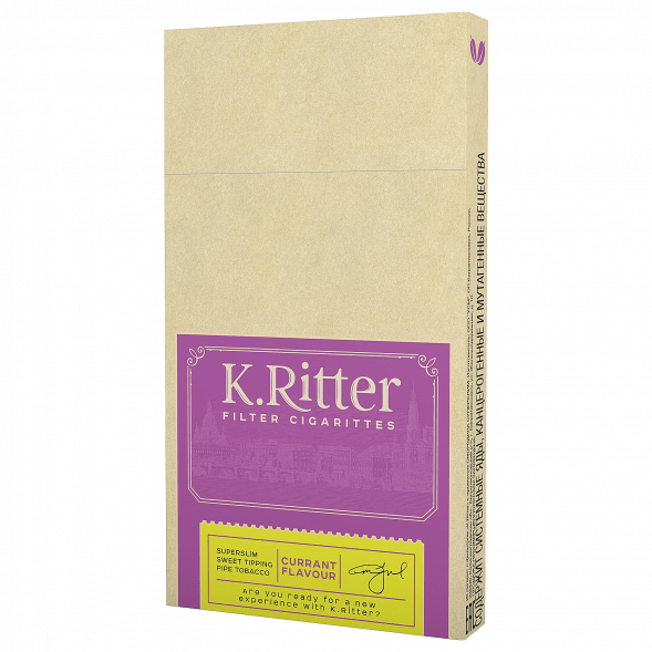 Сигариты K.Ritter - Currant SuperSlim (Смородина​​, 20 штук) купить в Краснодаре