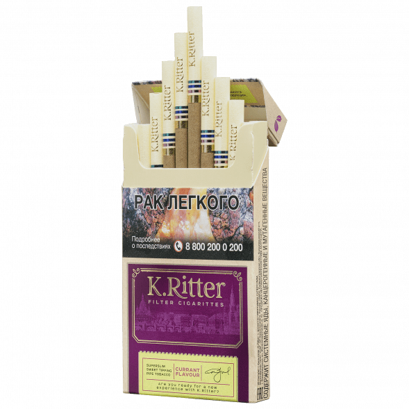 Сигариты K.Ritter - Currant SuperSlim (Смородина​​, 20 штук) купить в Краснодаре