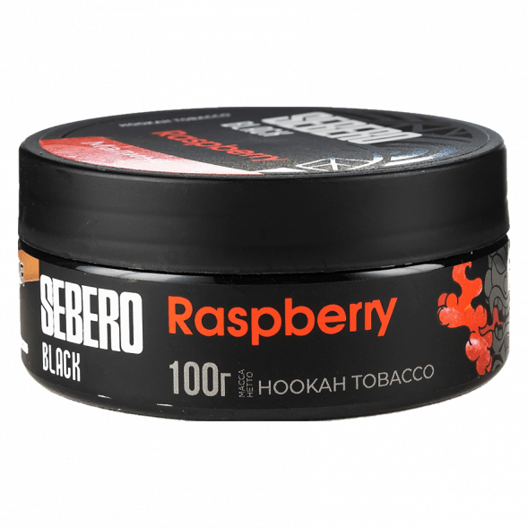 Табак Sebero Black - Raspberry (Малина, 100 грамм) купить в Краснодаре