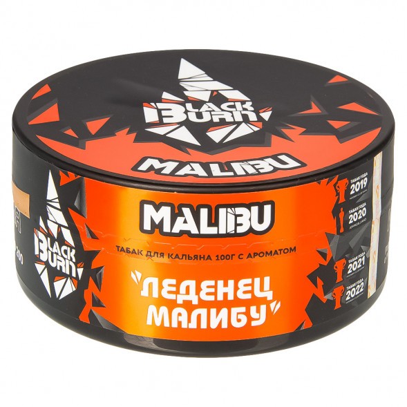 Табак BlackBurn - Malibu (Леденец Малибу, 100 грамм) купить в Краснодаре