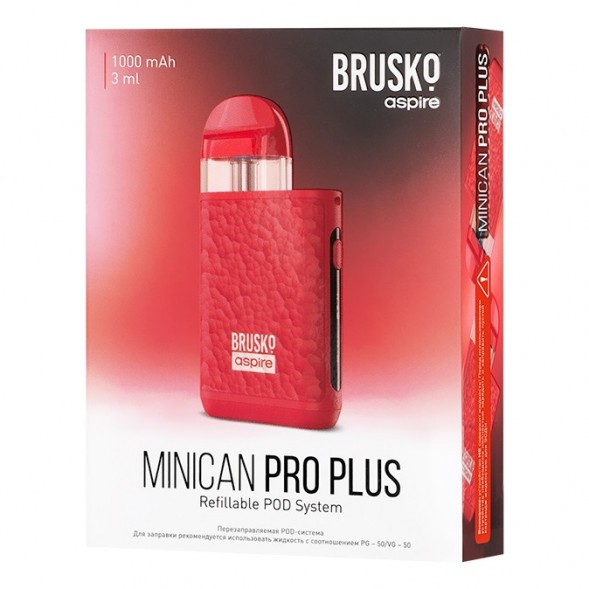 Электронная сигарета Brusko - Minican PRO Plus (Красный) купить в Краснодаре