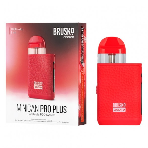 Электронная сигарета Brusko - Minican PRO Plus (Красный) купить в Краснодаре