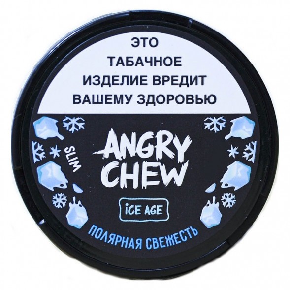 Табак жевательный Angry Chew Slim Medium - Полярная Свежесть (12 грамм) купить в Краснодаре