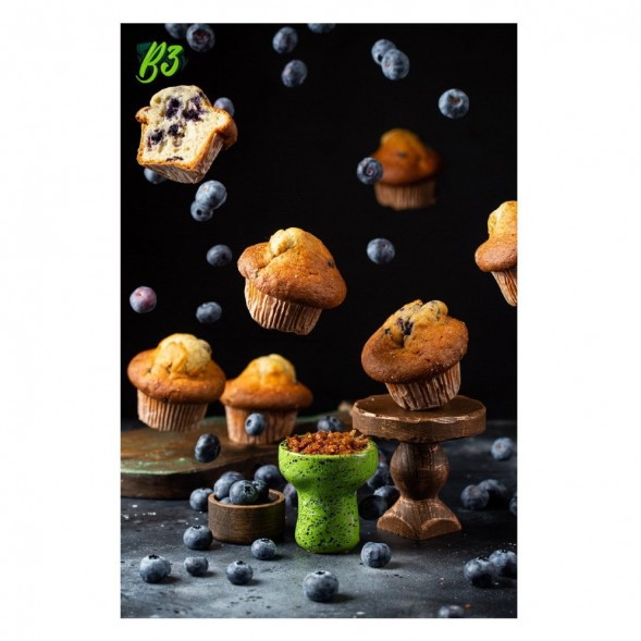 Табак B3 - Blueberry Muffin (Черничный Маффин, 250 грамм) купить в Краснодаре