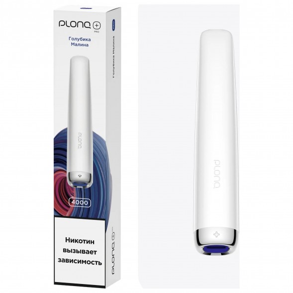 PLONQ PLUS PRO - Голубика Малина (Blueberry Raspberry, 4000 затяжек) купить в Краснодаре