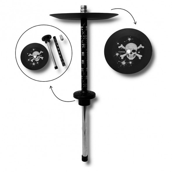 Кальян Tortuga - Бриг Scull (Без Колбы) купить в Краснодаре