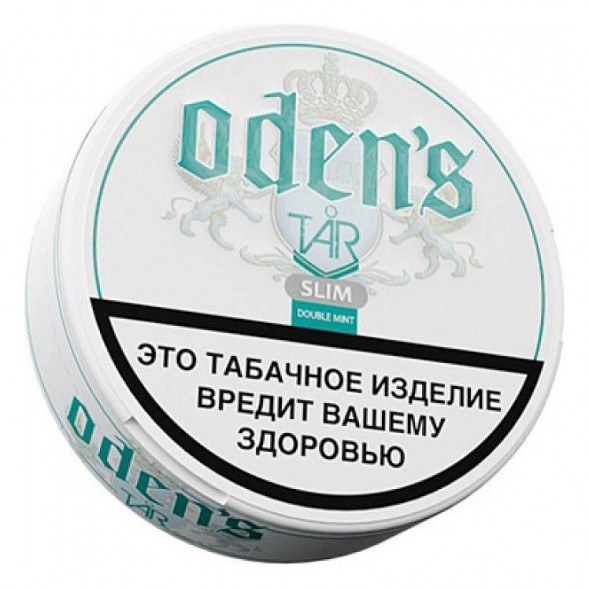 Табак жевательный ODENS - TAR Double Mint Slim (10 грамм, Россия) купить в Краснодаре