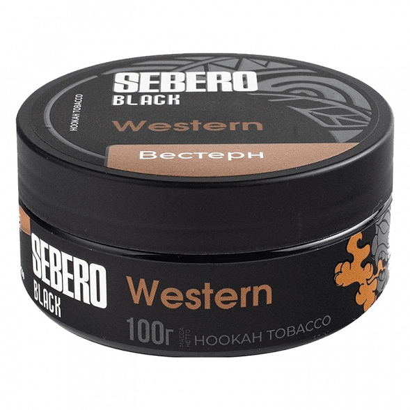 Табак Sebero Black - Western (Вестерн, 100 грамм) купить в Краснодаре