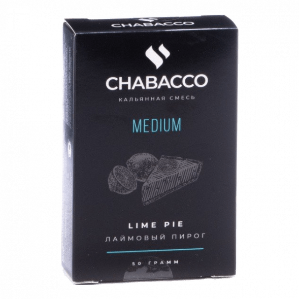 Смесь Chabacco MEDIUM - Lime Pie (Лаймовый Пирог, 50 грамм) купить в Краснодаре