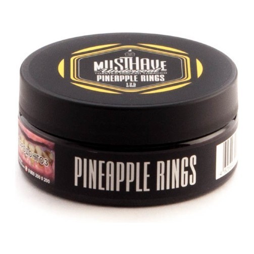 Табак Must Have - Pineapple Rings (Ананасовые кольца, 125 грамм) купить в Краснодаре