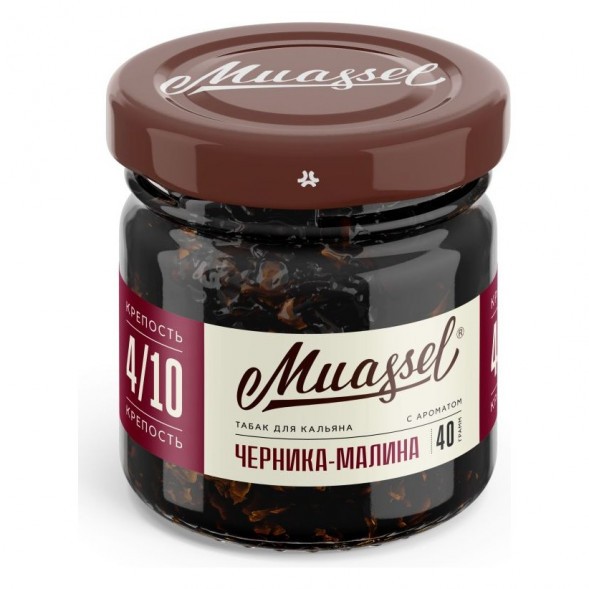 Табак Muassel Medium - Черника-Малина (40 грамм) купить в Краснодаре