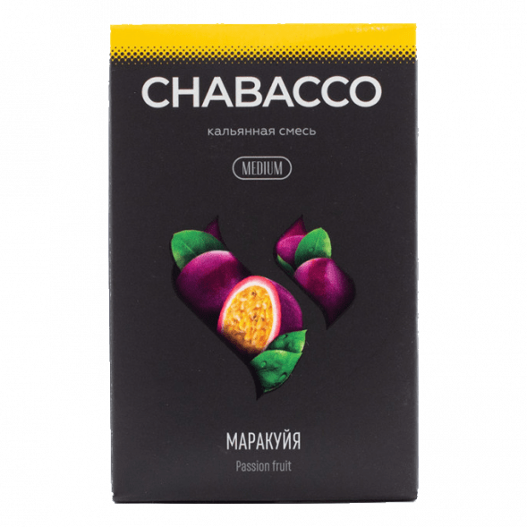 Смесь Chabacco MEDIUM - Passion Fruit (Маракуйя, 50 грамм) купить в Краснодаре