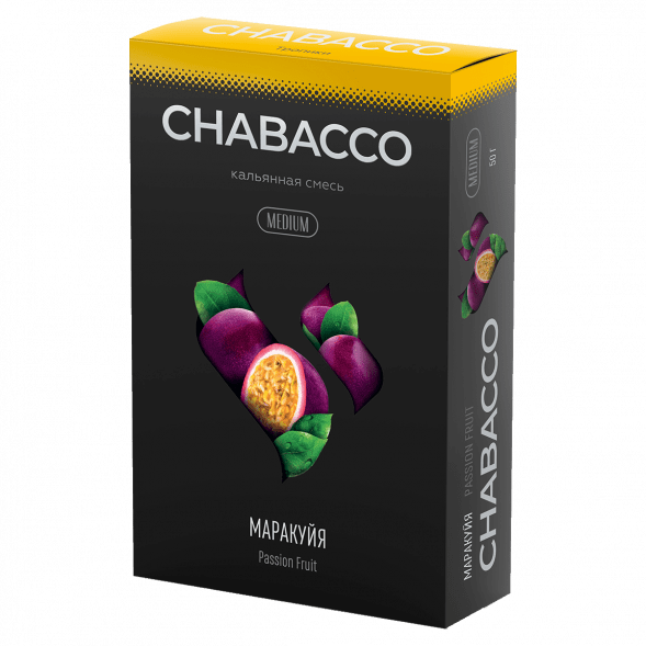 Смесь Chabacco MEDIUM - Passion Fruit (Маракуйя, 50 грамм) купить в Краснодаре