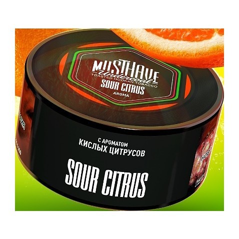 Табак Must Have - Sour Citrus (Кислый Цитрус, 25 грамм) купить в Краснодаре