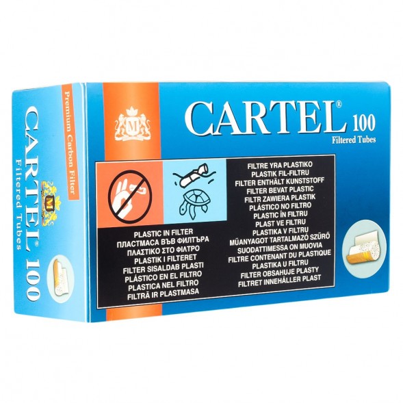 Гильзы сигаретные Cartel - Carbon 84x20 мм (100 штук) купить в Краснодаре