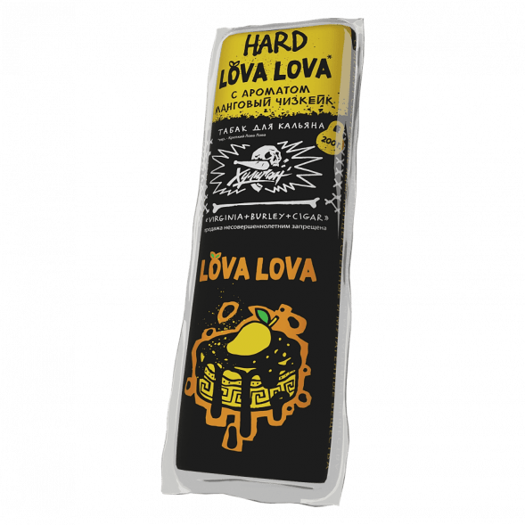 Табак Хулиган Hard - LOVA LOVA (Манговый Чизкейк, 200 грамм) купить в Краснодаре