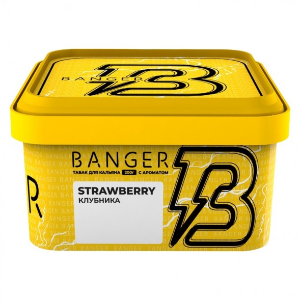 Табак Banger - Strawberry (Клубника, 200 грамм) купить в Краснодаре