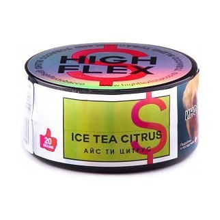 Табак High Flex - Ice Tea Citrus (Айс Ти Цитрус, 20 грамм) купить в Краснодаре