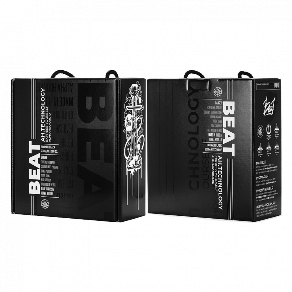 Кальян Alpha Hookah - Beat White Gold (Прозрачная Колба) купить в Краснодаре