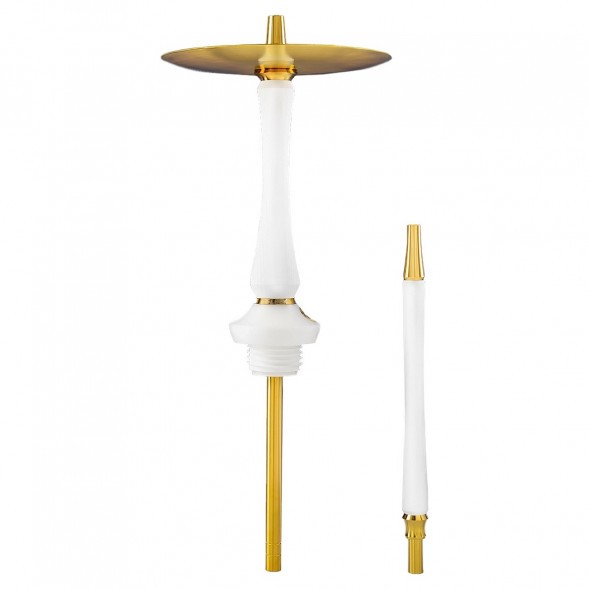 Кальян UNION - Sleek PVD White (Белый, Без Колбы) купить в Краснодаре