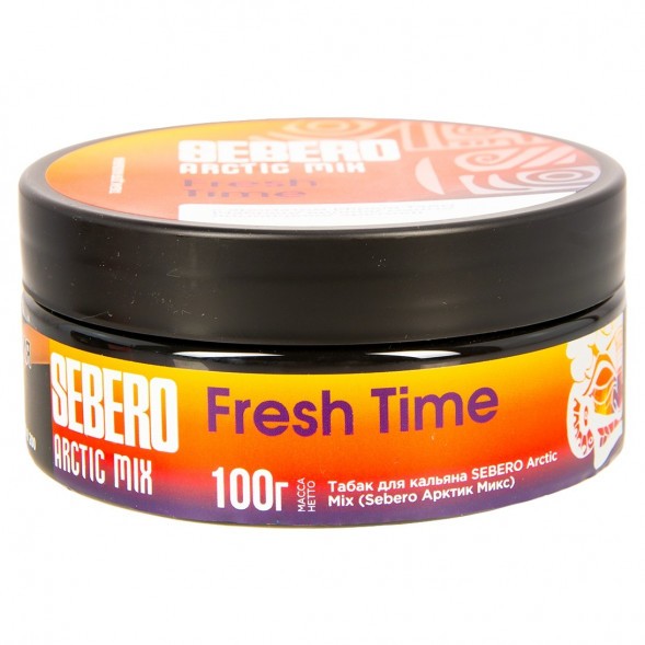 Табак Sebero Arctic Mix - Fresh Time (Фреш Тайм, 100 грамм) купить в Краснодаре