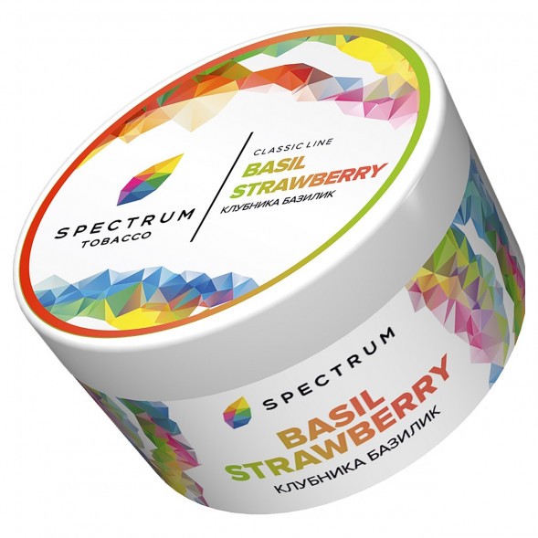 Табак Spectrum - Basil Strawberry (Клубника Базилик, 200 грамм) купить в Краснодаре