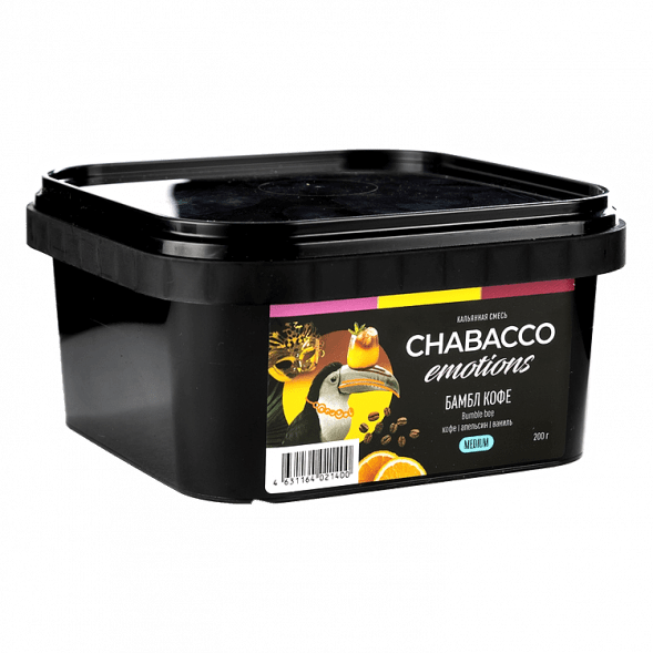 Смесь Chabacco Emotions MEDIUM - Bumble Bee (Бамбл Кофе, 200 грамм) купить в Краснодаре