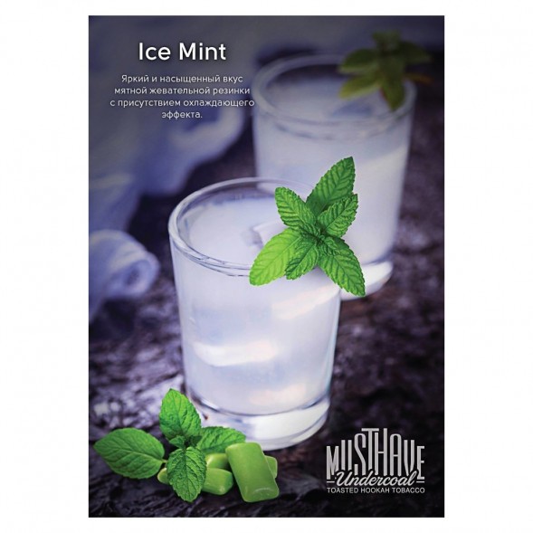 Табак Must Have - Ice Mint (Ледяная Мята, 125 грамм) купить в Краснодаре
