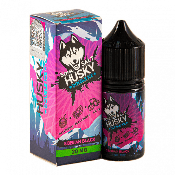 Жидкость Husky Double Ice Salt - Siberian Black (30 мл) купить в Краснодаре