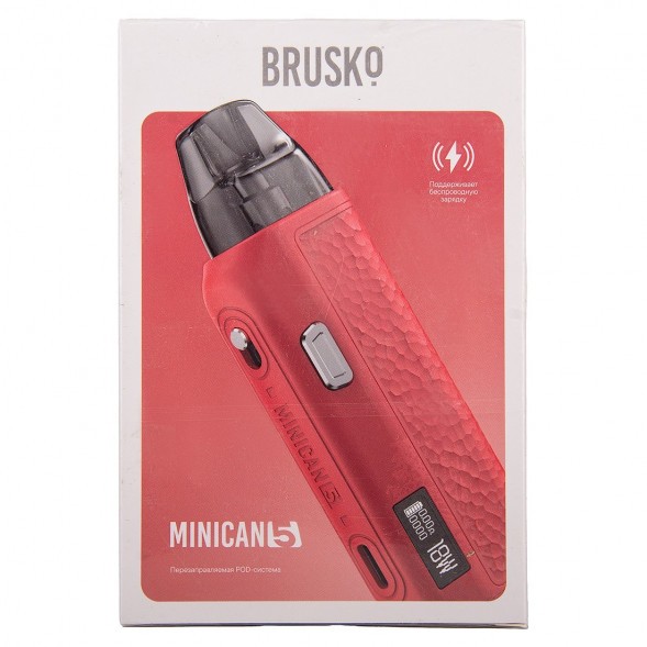 Электронная сигарета Brusko - Minican 5 (Красный) купить в Краснодаре