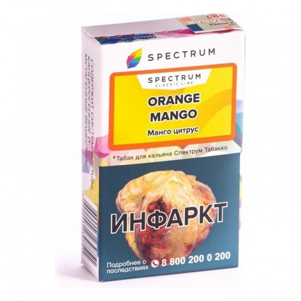 Табак Spectrum - Orange Mango (Манго Цитрус, 25 грамм) купить в Краснодаре
