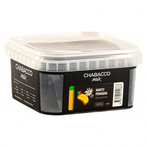Смесь Chabacco MIX MEDIUM - Mango Camomile (Манго - Ромашка, 200 грамм) купить в Краснодаре
