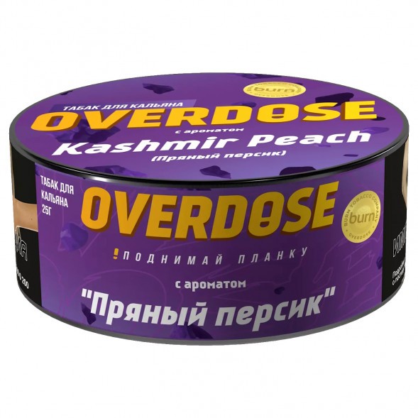 Табак Overdose - Kashmir Peach (Пряный Персик, 25 грамм) купить в Краснодаре
