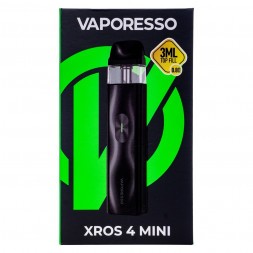 Электронная сигарета Vaporesso XROS 4 Mini - Black (Чёрная)