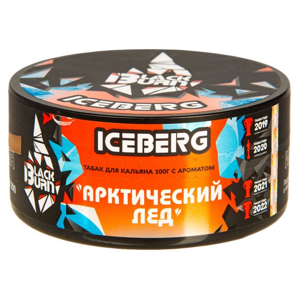 Табак BlackBurn - Iceberg (Арктический Лёд, 100 грамм) купить в Краснодаре