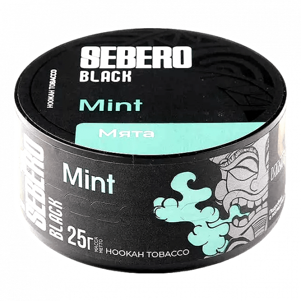 Табак Sebero Black - Mint (Мята, 25 грамм) купить в Краснодаре