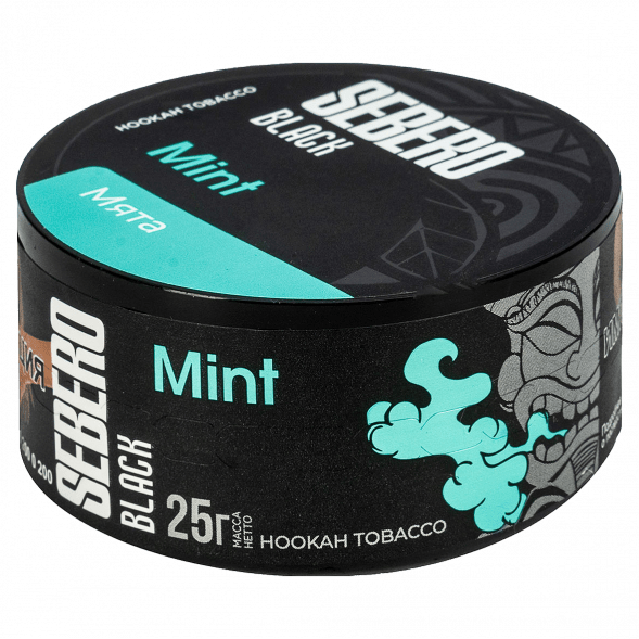 Табак Sebero Black - Mint (Мята, 25 грамм) купить в Краснодаре