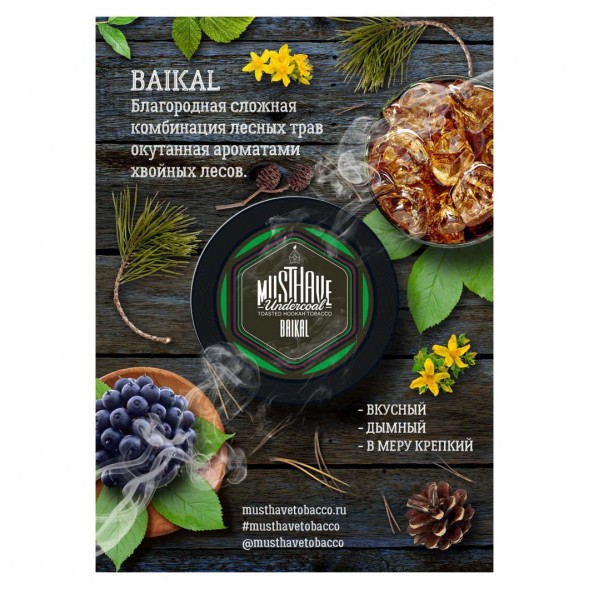 Табак Must Have - Baikal (Байкал, 25 грамм) купить в Краснодаре