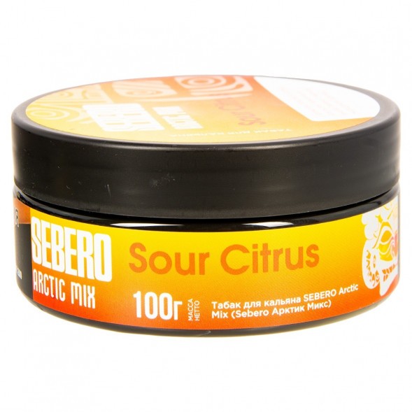 Табак Sebero Arctic Mix - Sour Citrus (Кислые Цитрусы, 100 грамм) купить в Краснодаре