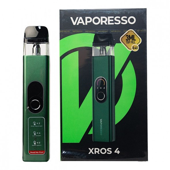 Электронная сигарета Vaporesso XROS 4 - Green (Зелёная) купить в Краснодаре