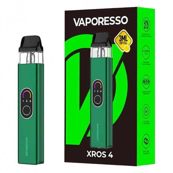Электронная сигарета Vaporesso XROS 4 - Green (Зелёная) купить в Краснодаре