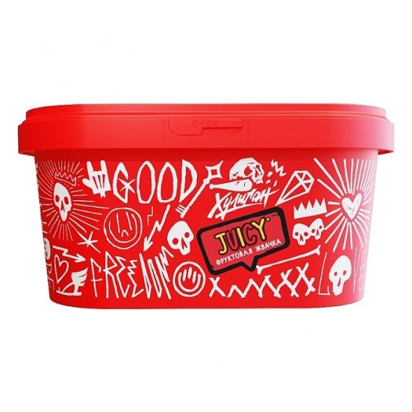 Табак Хулиган - Juicy (Фруктовая Жвачка, 200 грамм) купить в Краснодаре