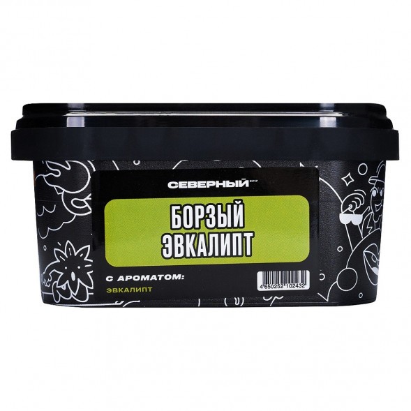 Табак Северный - Борзый Эвкалипт (200 грамм) купить в Краснодаре
