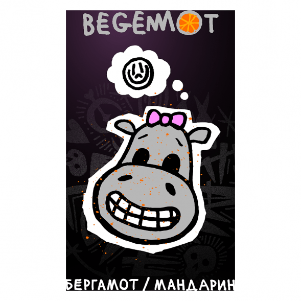 Табак Хулиган - Begemot (Бергамот и Мандарин, 200 грамм) купить в Краснодаре