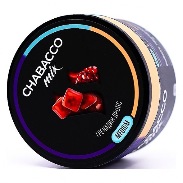 Смесь Chabacco MIX MEDIUM - Grenadine Drops (Гренадин Дропс, 40 грамм) купить в Краснодаре