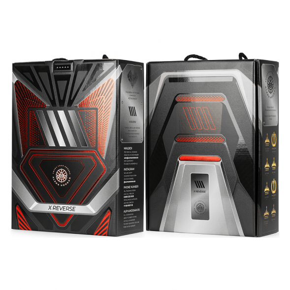 Кальян Alpha Hookah - Model X REVERSE Black Matte (без колбы) купить в Краснодаре