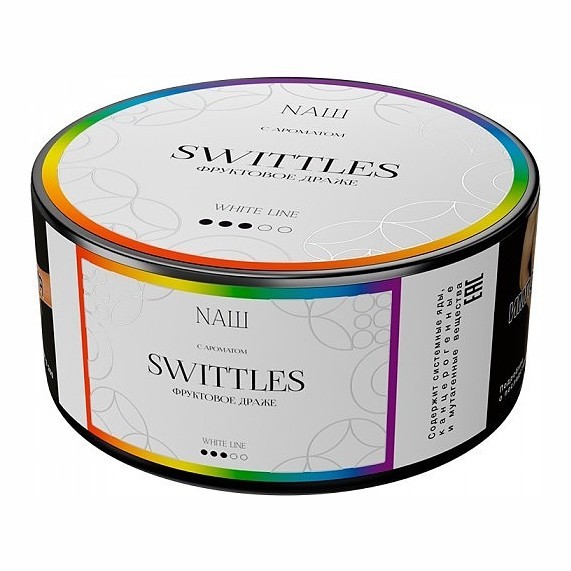 Табак NАШ WHITE - Swittles (100 грамм) купить в Краснодаре