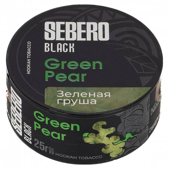 Табак Sebero Black - Green Pear (Зелёная Груша, 25 грамм) купить в Краснодаре