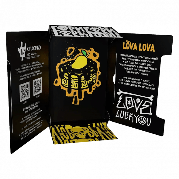 Табак Хулиган - LOVA LOVA (Манговый Чизкейк, 25 грамм) купить в Краснодаре