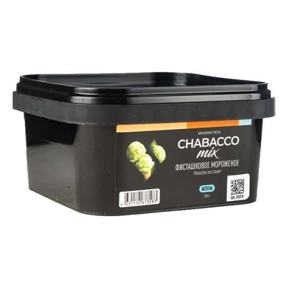 Смесь Chabacco MIX MEDIUM - Pistachio Ice Cream (Фисташковое Мороженое, 200 грамм) купить в Краснодаре